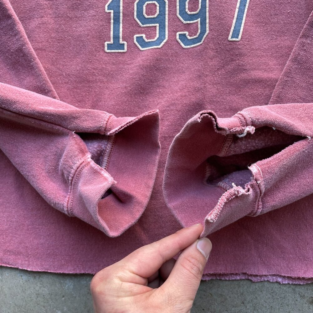 Anthropologie Women's Oversized City Sweatshirt AUSTIN 1997 Size X-Small - Picture 3 of 5